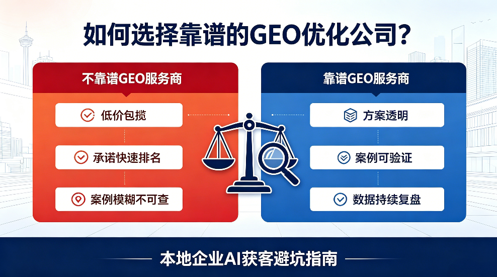 怀化如何选择靠谱的GEO优化公司？本地企业AI获客避坑指南